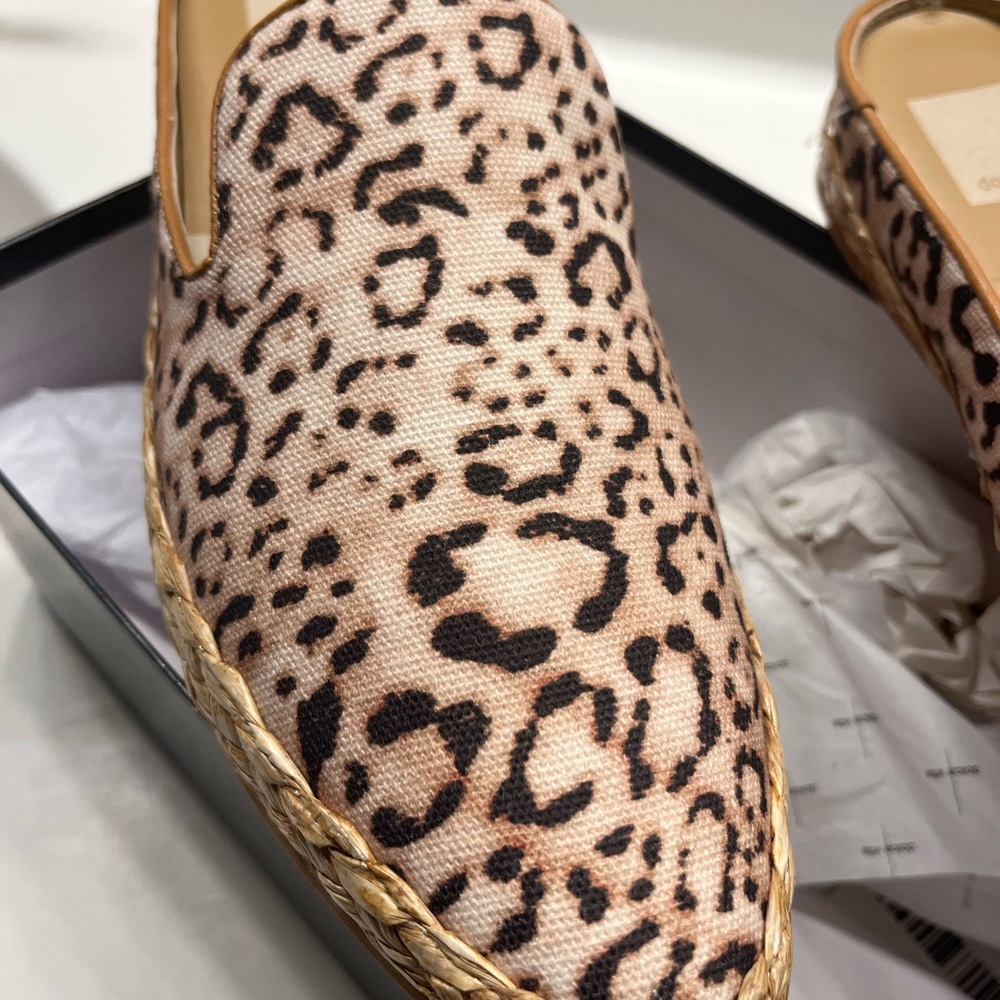 Dolce Vita Tan and Black Espadrilles